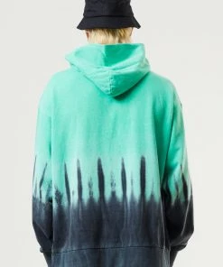 Afends Mens Homebound - Hemp Hoodie - Mint Clothing
