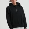 Afends Mens Machine - Recycled Hoodie - Black Clothing