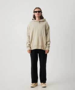 NEW ARRIVALS Afends Mens Luxury - Recycled Hoodie - Cement