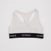 Afends Womens Molly - Hemp Sports Crop - Off White