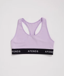 Afends Womens Molly - Hemp Sports Crop - Orchid