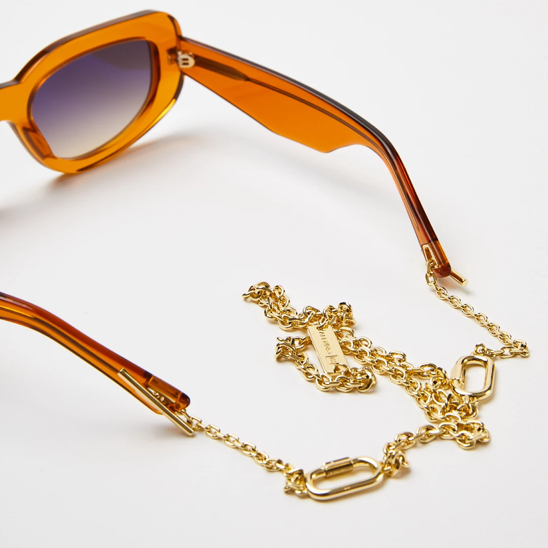 Clothing Afends Unisex Afends X F+H - Sunglasses Chain - 18K Gold Plating 1 Clothing Afends Unisex Afends X F+H - Sunglasses Chain - 18K Gold Plating
