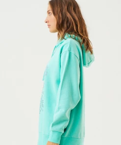 Afends Womens Ava - Hemp Graphic Hoodie - Mint Clothing 7 Afends Womens Ava - Hemp Graphic Hoodie - Mint Clothing