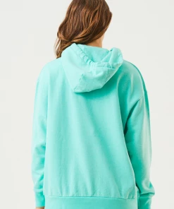 Afends Womens Ava - Hemp Graphic Hoodie - Mint Clothing 8 Afends Womens Ava - Hemp Graphic Hoodie - Mint Clothing