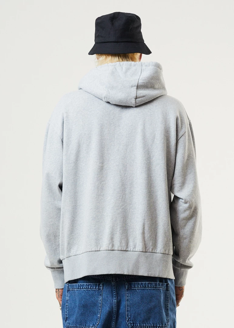 EVERYDAY ESSENTIALS Afends Mens All Day - Hemp Hoodie - Shadow Grey Marle 4 EVERYDAY ESSENTIALS Afends Mens All Day - Hemp Hoodie - Shadow Grey Marle