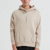 Afends Mens Machine - Recycled Hoodie - Bone Clothing