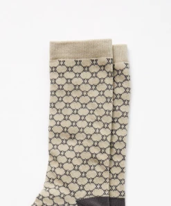 Afends Unisex Anthology - Unisex Recycled Crew Socks - Cement NEW ARRIVALS