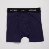 Afends Mens Basis - Hemp Boxer Briefs - Midnight