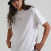 Clothing Afends Mens Credits - Recycled Retro T-Shirt - White