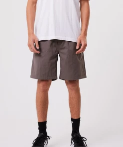 Clothing Afends Mens Ninety Twos - Recycled Fixed Waist Shorts - Beechwood
