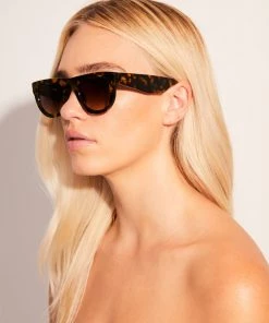 Afends Unisex Cali Kush - Sunglasses - Brown Shell