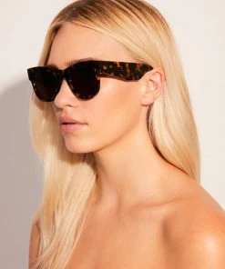 Afends Unisex Premium OG - Sunglasses - Brown Shell Clothing