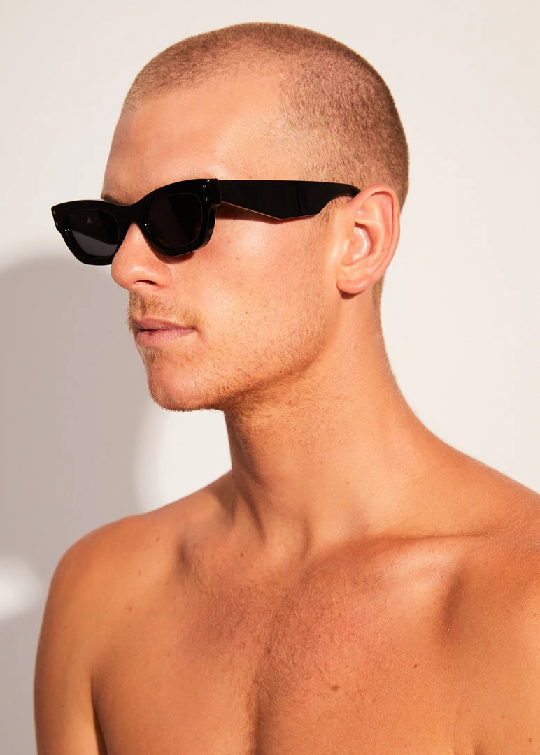 Afends Unisex Clementine - Sunglasses - Gloss Black 7 Afends Unisex Clementine - Sunglasses - Gloss Black