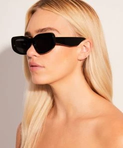 Afends Unisex Super Haze - Sunglasses - Gloss Black Clothing