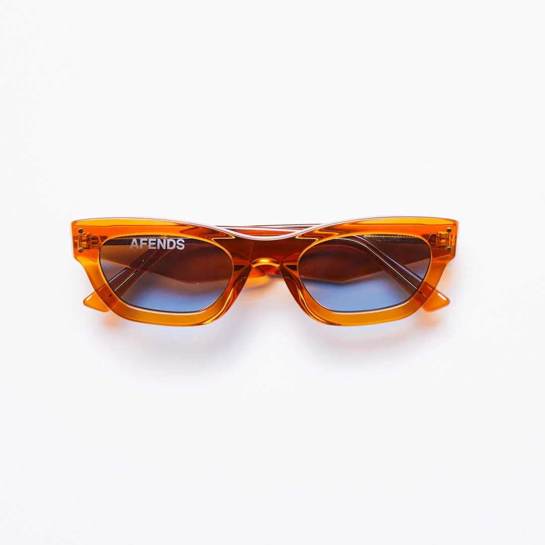 Afends Unisex Clementine - Sunglasses - Clear Orange 1 Afends Unisex Clementine - Sunglasses - Clear Orange