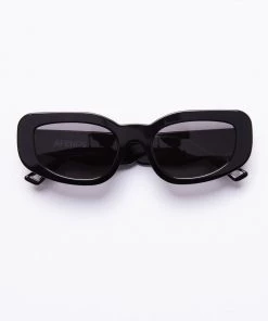 Afends Unisex Super Haze - Sunglasses - Gloss Black Clothing