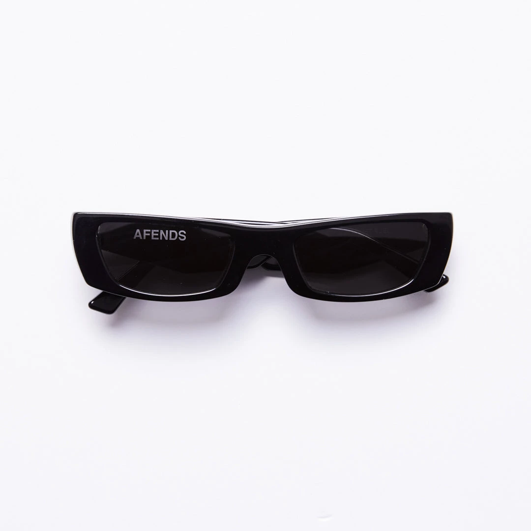 Afends Unisex Jet Fuel - Sunglasses - Gloss Black 1 Afends Unisex Jet Fuel - Sunglasses - Gloss Black