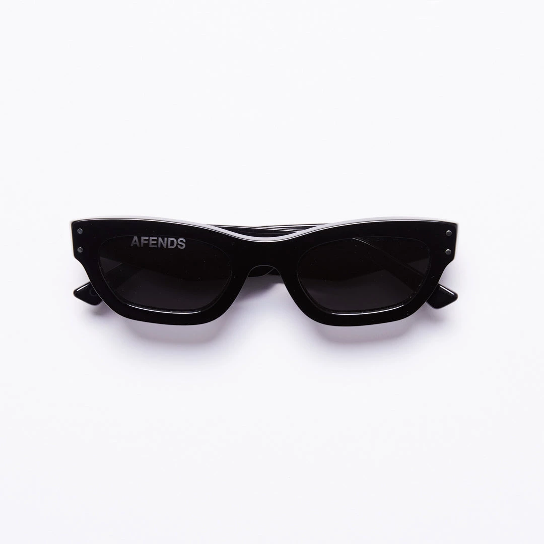 Afends Unisex Clementine - Sunglasses - Gloss Black 1 Afends Unisex Clementine - Sunglasses - Gloss Black