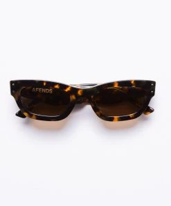 Afends Unisex Clementine - Sunglasses - Brown Shell Clothing