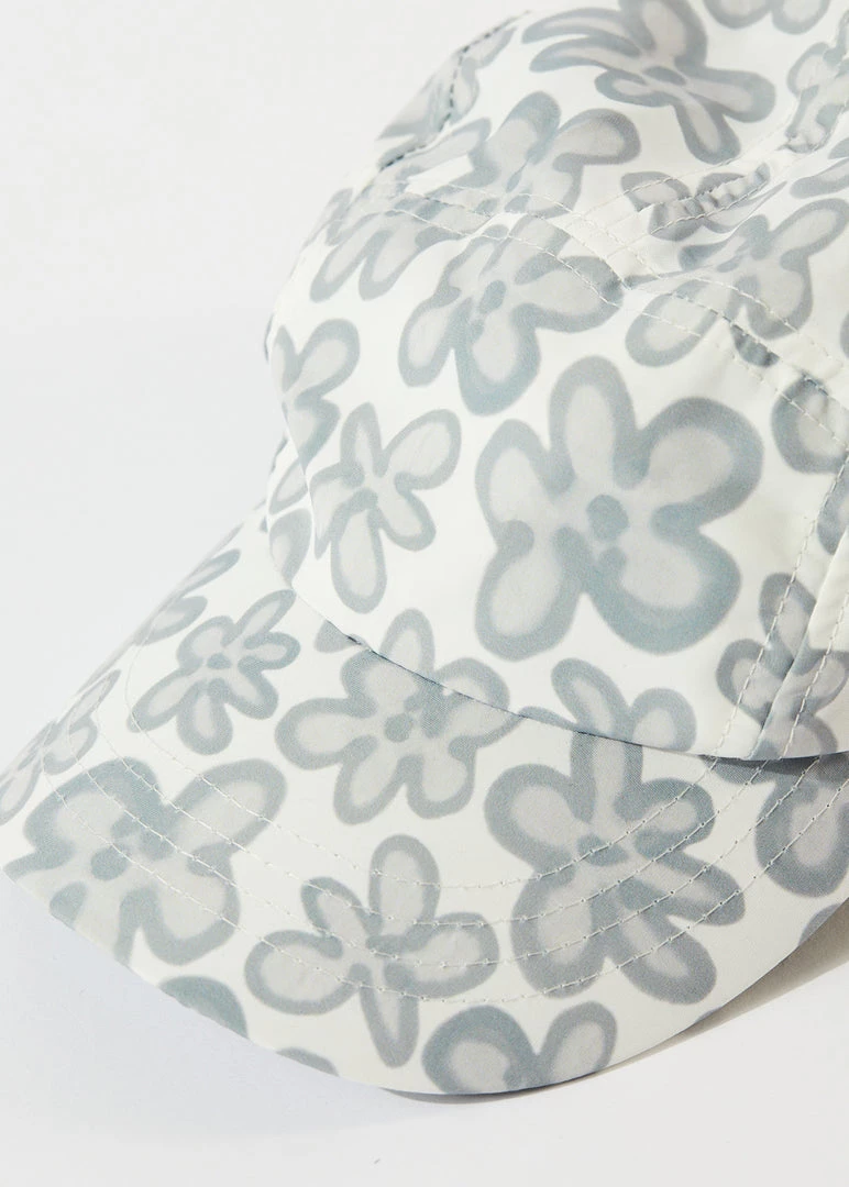 Afends Unisex Ava - Recycled Spray Panelled Cap - Charcoal 3 Afends Unisex Ava - Recycled Spray Panelled Cap - Charcoal