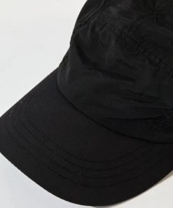 Afends Unisex Octave - Recycled Puffer Cap - Black Clothing