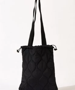 Afends Unisex Octave - Recycled Puffer Bag - Black 6 Afends Unisex Octave - Recycled Puffer Bag - Black