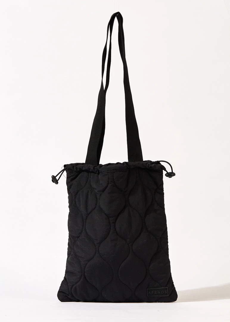 Afends Unisex Octave - Recycled Puffer Bag - Black 3 Afends Unisex Octave - Recycled Puffer Bag - Black