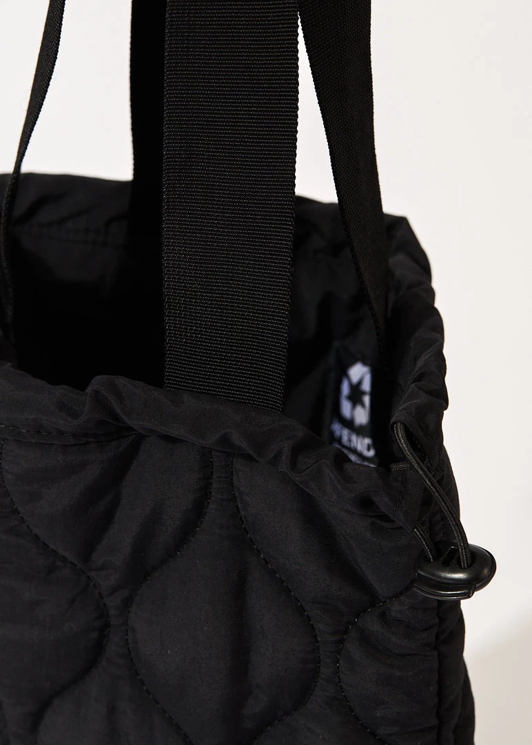 Afends Unisex Octave - Recycled Puffer Bag - Black 4 Afends Unisex Octave - Recycled Puffer Bag - Black
