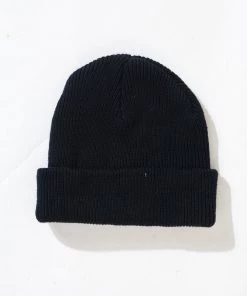 Afends Unisex Home Town - Recycled Beanie - Black Clothing 5 Afends Unisex Home Town - Recycled Beanie - Black Clothing