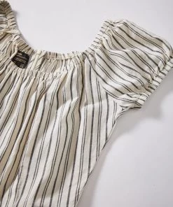 SALE Afends Womens Penny - Hemp Stripe Jumpsuit - Cream 11 SALE Afends Womens Penny - Hemp Stripe Jumpsuit - Cream