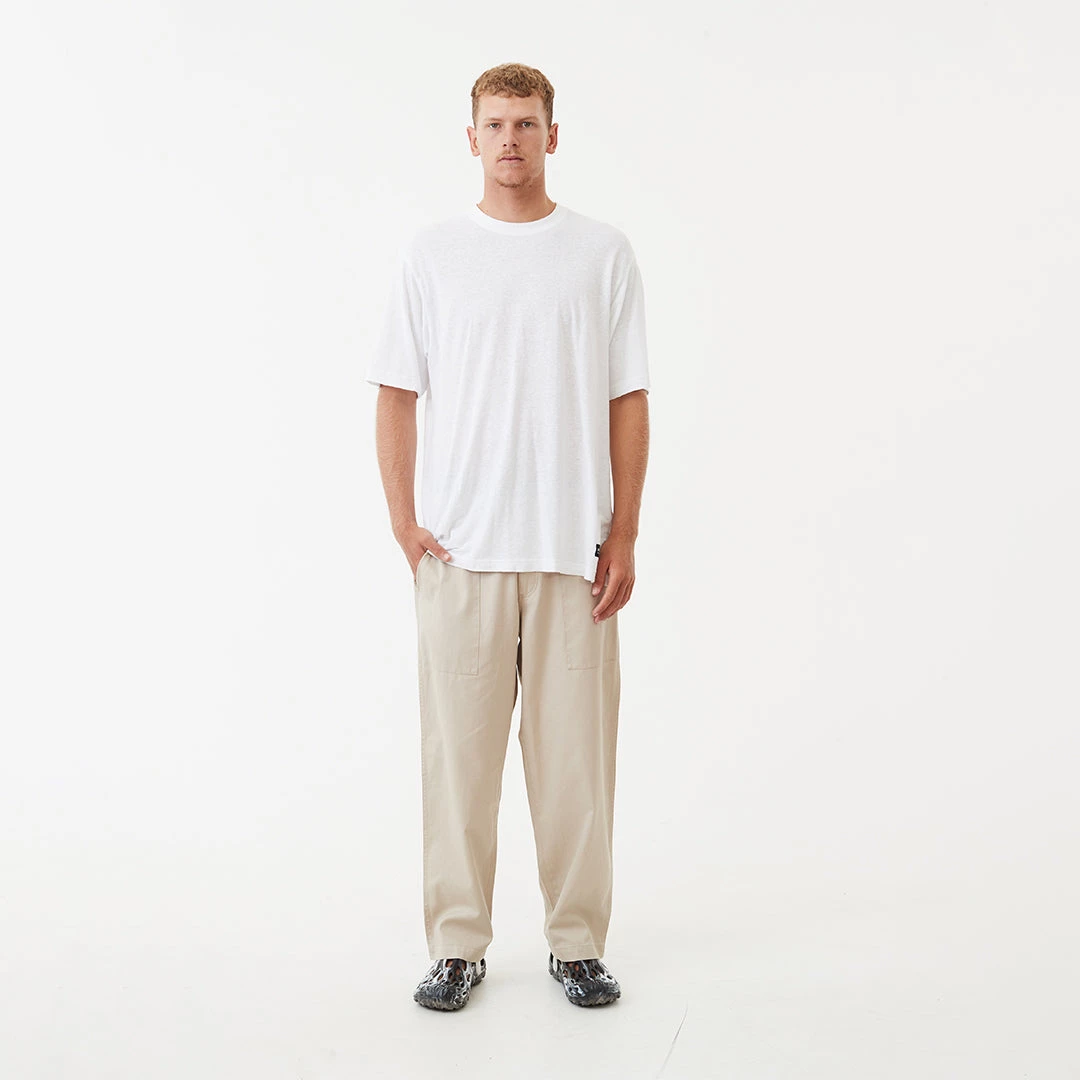 Afends Mens Chess Club - Hemp Relaxed Pants - Cement 6 Afends Mens Chess Club - Hemp Relaxed Pants - Cement