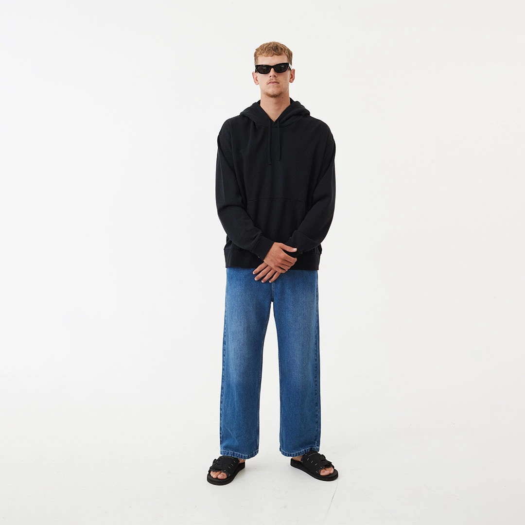 NEW ARRIVALS Afends Mens All Day - Hemp Hoodie - Black 6 NEW ARRIVALS Afends Mens All Day - Hemp Hoodie - Black