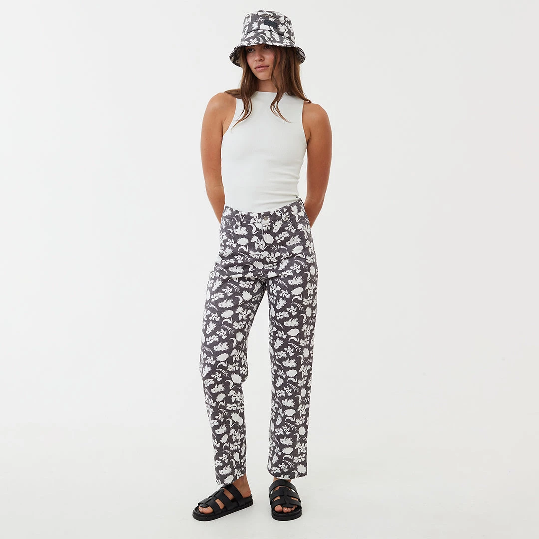 Afends Womens Bayley Shelby Long - Hemp Wide Leg Pants - Steel NEW ARRIVALS 6 Afends Womens Bayley Shelby Long - Hemp Wide Leg Pants - Steel NEW ARRIVALS