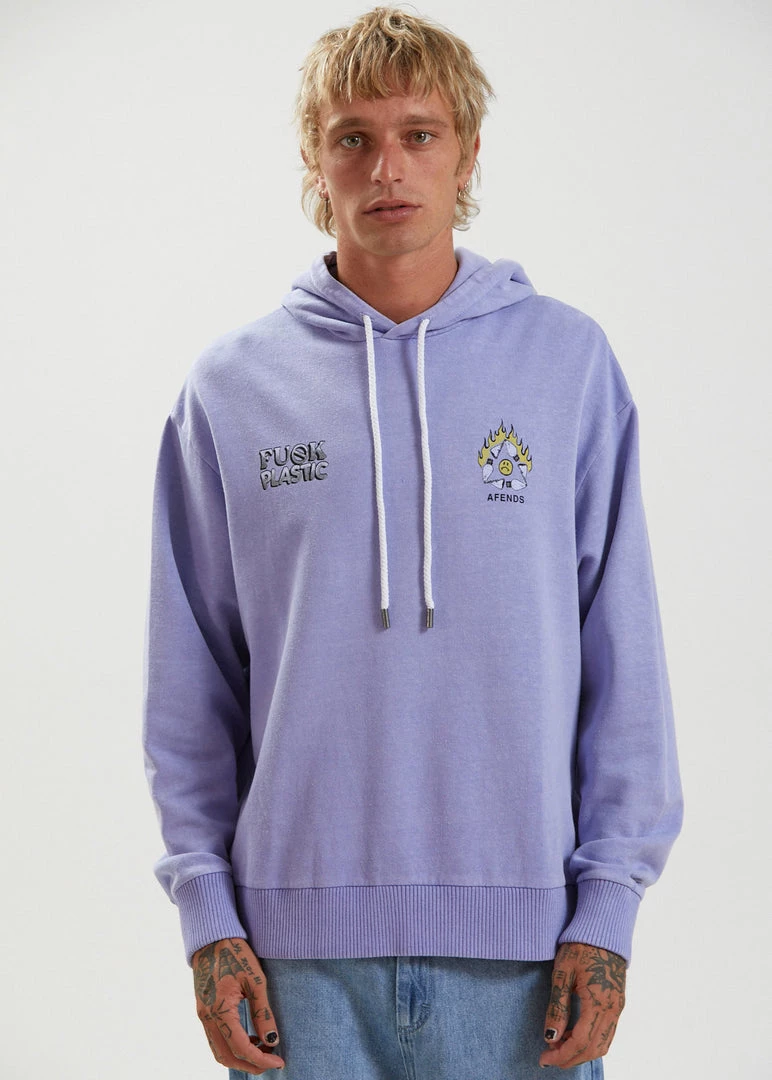 SALE Afends Unisex F*ck Plastic - Unisex Hemp Oversized Pull On Hood - Tulip 1 SALE Afends Unisex F*ck Plastic - Unisex Hemp Oversized Pull On Hood - Tulip