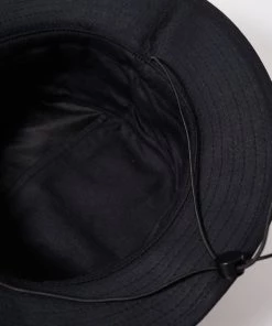 Clothing Afends Unisex Torched - Hemp Bucket Hat - Black