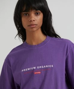 Afends Unisex Razor - Unisex Organic Retro T-Shirt - Faded Purple 13 Afends Unisex Razor - Unisex Organic Retro T-Shirt - Faded Purple