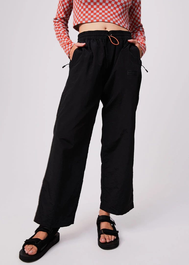 Clothing Afends Unisex Beam Up - Unisex Recycled Spray Pants - Black 4 Clothing Afends Unisex Beam Up - Unisex Recycled Spray Pants - Black