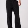 Clothing Afends Unisex Beam Up - Unisex Recycled Spray Pants - Black