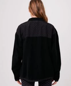 Clothing Afends Unisex Beam Up - Unisex Recycled Zip Up Jumper - Black