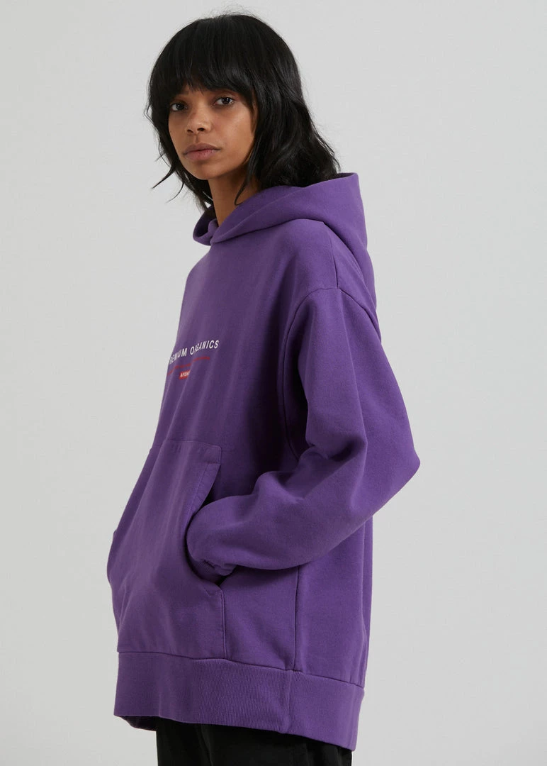 Afends Unisex Razor - Unisex Organic Oversized Hoodie - Faded Purple Clothing 6 Afends Unisex Razor - Unisex Organic Oversized Hoodie - Faded Purple Clothing