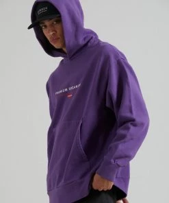 Afends Unisex Razor - Unisex Organic Oversized Hoodie - Faded Purple Clothing 12 Afends Unisex Razor - Unisex Organic Oversized Hoodie - Faded Purple Clothing