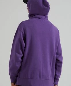 Afends Unisex Razor - Unisex Organic Oversized Hoodie - Faded Purple Clothing 14 Afends Unisex Razor - Unisex Organic Oversized Hoodie - Faded Purple Clothing