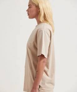 Clothing Afends Unisex Solitude - Unisex Organic Retro T-Shirt - Bone