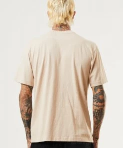 Clothing Afends Unisex Solitude - Unisex Organic Retro T-Shirt - Bone