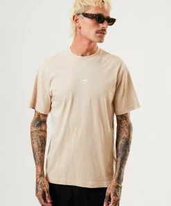 Clothing Afends Unisex Solitude - Unisex Organic Retro T-Shirt - Bone