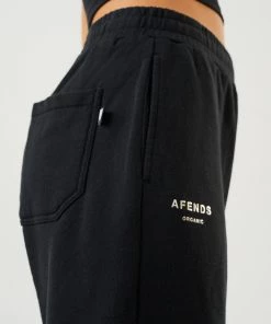Clothing Afends Unisex Solitude - Unisex Organic Sweat Pants - Black