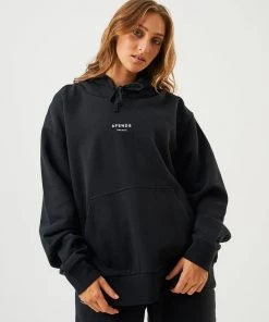 Clothing Afends Unisex Solitude - Unisex Organic Hoodie - Black