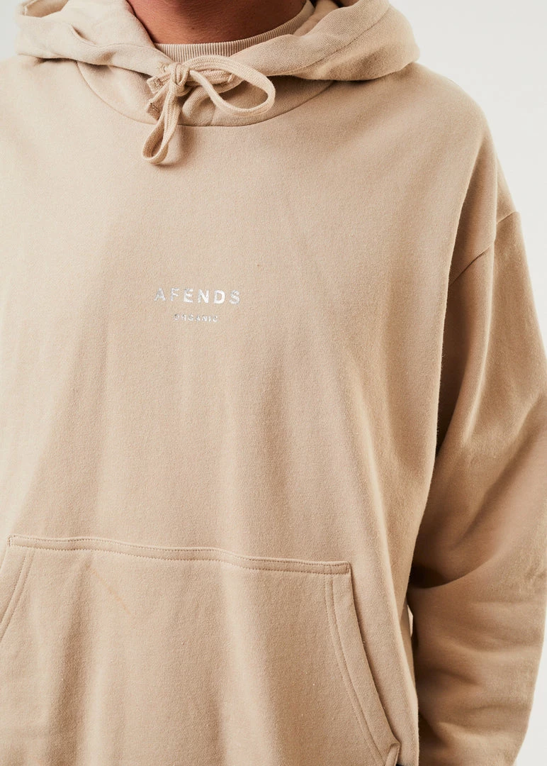 Afends Unisex Solitude - Unisex Organic Hoodie - Bone Clothing 3 Afends Unisex Solitude - Unisex Organic Hoodie - Bone Clothing