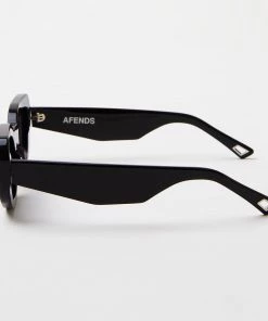 Afends Unisex Super Haze - Sunglasses - Gloss Black Clothing