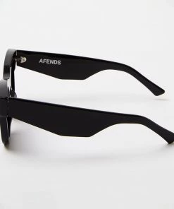 Afends Unisex Premium OG - Sunglasses - Gloss Black Clothing